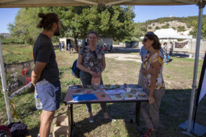 L'équipe de l'EPTB Gardons répond aux questions du public