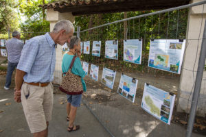 Exposition de l'EPTB Gardons en marge de la table ronde sur les inondations